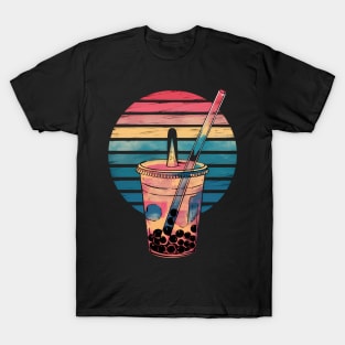 Vintage retro boba tea T-Shirt